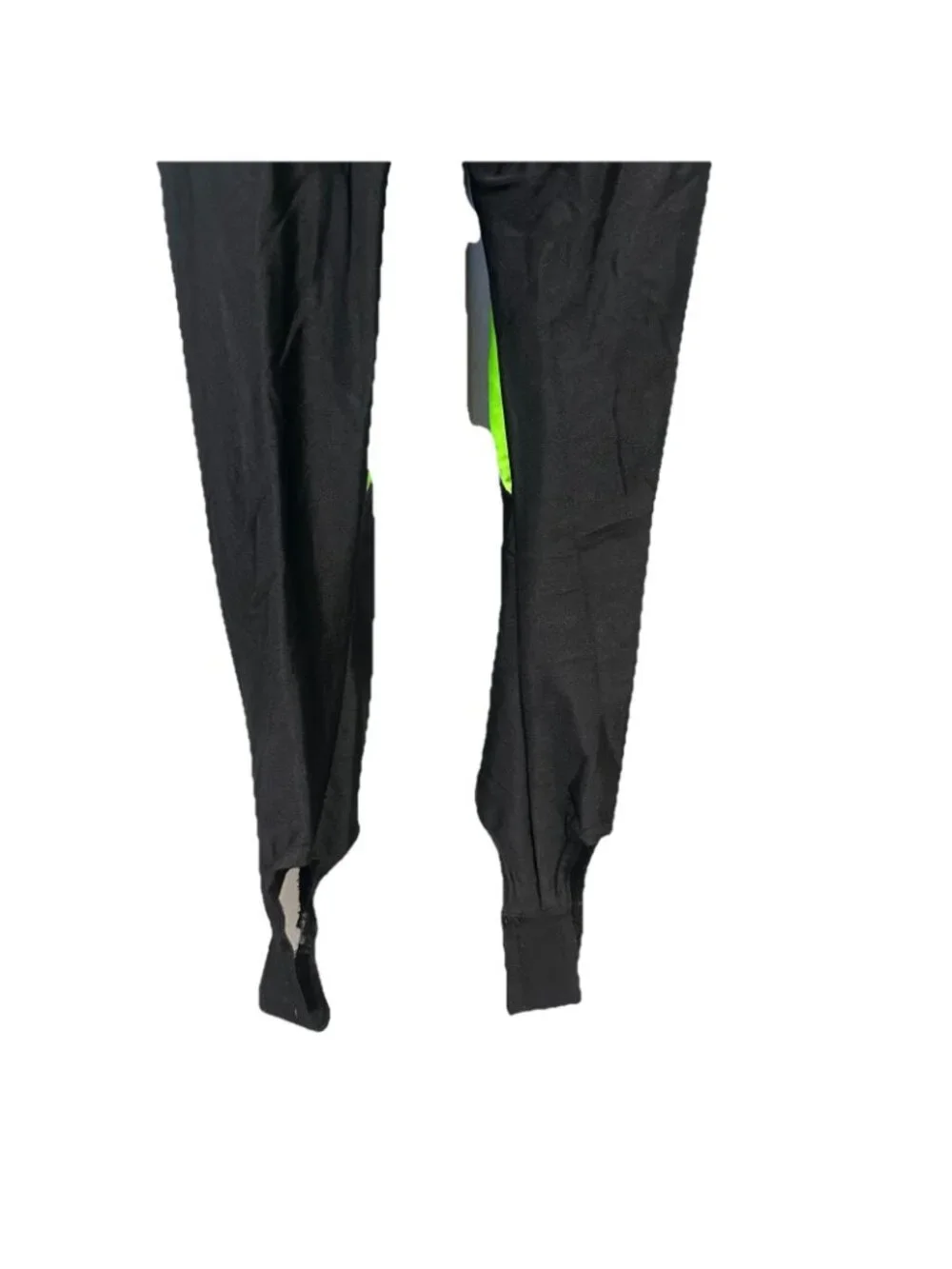 Vintage 80s Sport Europa Neon Ski Suit Large One Piece Stirrup Jumpsuit - Picture 11 of 11